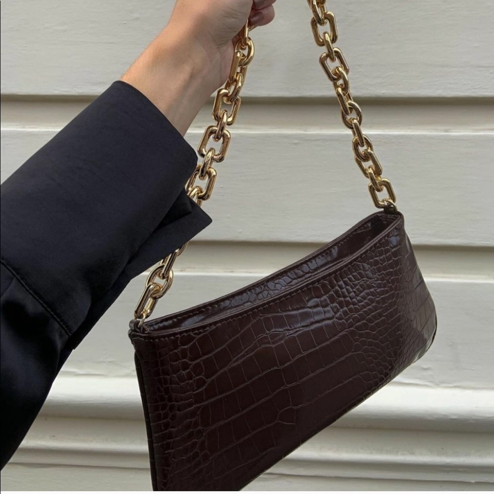 Zara faux leather chain bag - Picture 14 of 14